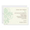 Elegant damask mint green, ivory wedding