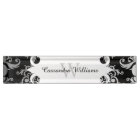 Elegant damask monogram pattern