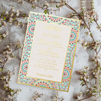 Elegant Damask Ornate Mihrab Muslim Wedding