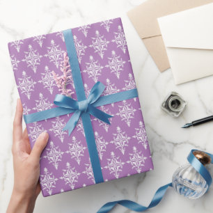 Elegant Damask Pattern Any Occasion Wrapping Paper