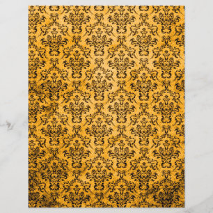 Elegant Damask Texture Scrapbook Paper