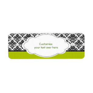 Elegant Damasks Label Return Address Label