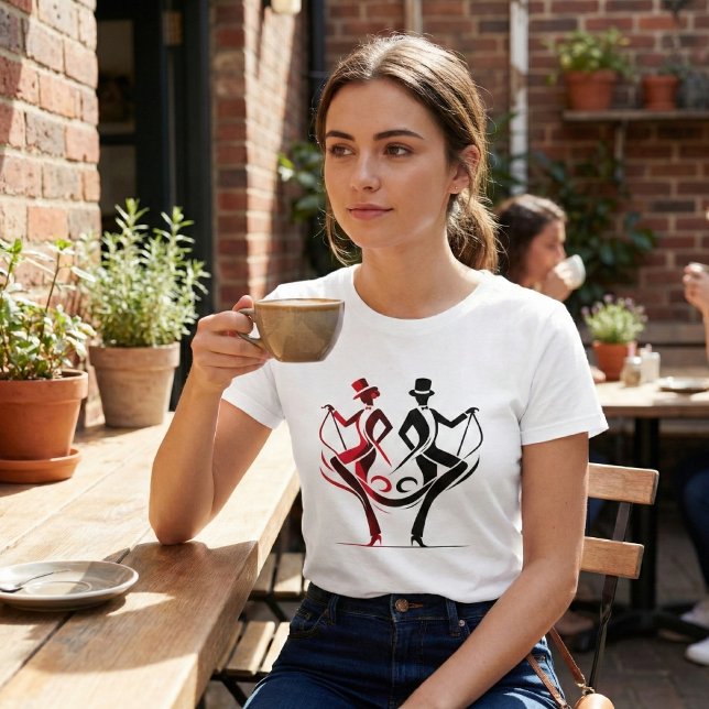 Elegant Dance Duo T-Shirt (Creator Uploaded)