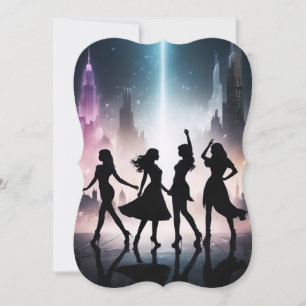 Elegant Dance Party Invitations