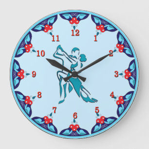 Elegant Dancing Large Clock
