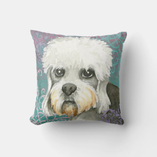 Elegant Dandie Dinmont Terrier Cushion