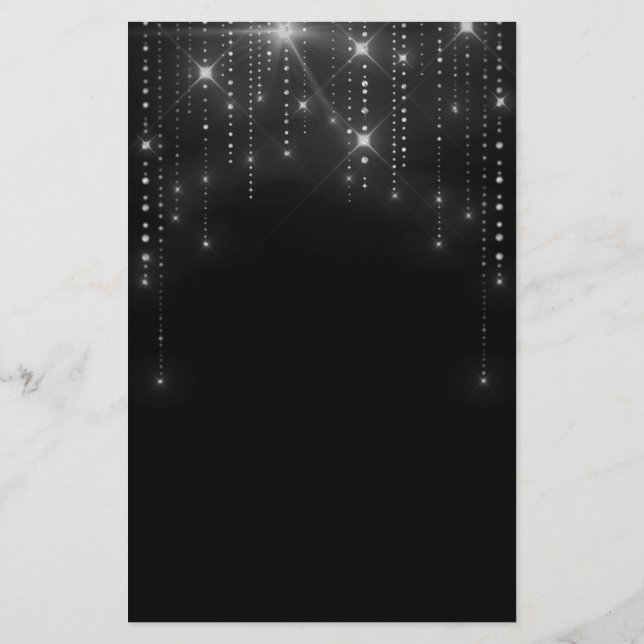 Elegant dark blank flyer (Back)