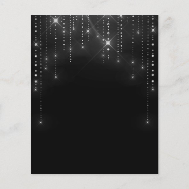 Elegant dark blank flyer (Back)