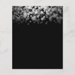 Elegant dark blank flyer