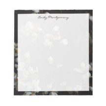 Elegant dark floral and personalised name / text