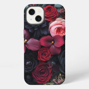 Elegant Dark Floral Arrangement Featuring Roses iPhone 13 Case