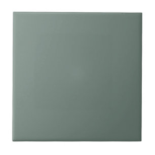 Elegant Dark Green Solid Colour Ceramic Tile