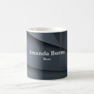 Elegant Dark Grey Business Mug