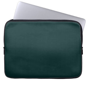 elegant dark plain green laptop sleeve