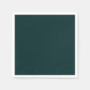 elegant dark plain green napkin