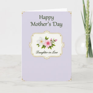 Elegant Daughters Day Design Card