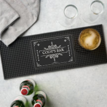Elegant Decorative Custom Bar Design Personalised