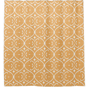 Elegant Decorative Flourish Seamless Pattern. Orie Shower Curtain