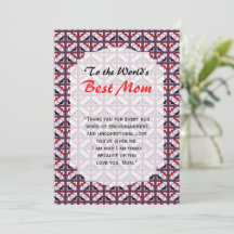 Elegant Deep Plum and Red Geometric Pattern