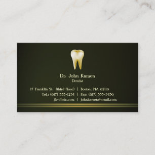 Elegant Dental Business Card