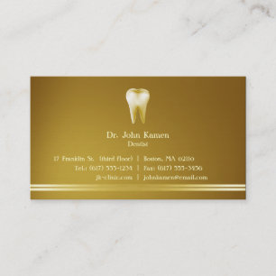 Elegant Dental Business Card