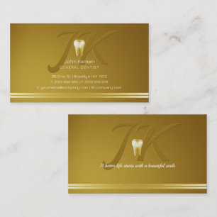 Elegant Dental Business Card