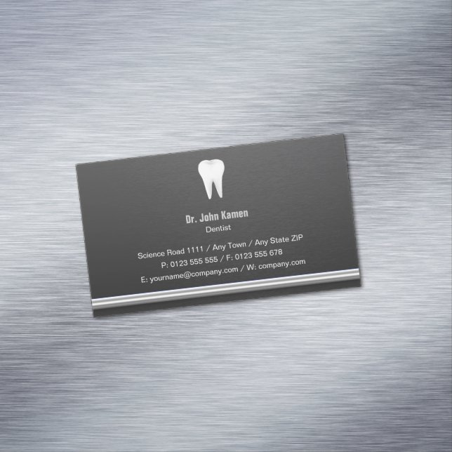 Elegant Dental Magnetic Business Card (In Situ)
