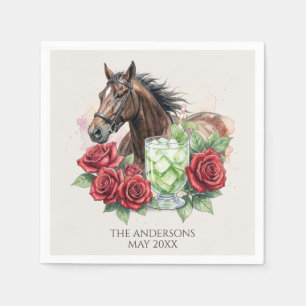 Elegant Derby Party Napkin