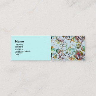 Elegant Design2 Business Card Skinny, 3 x 1inch