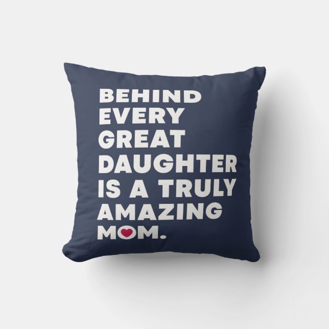 Elegant Design Expression text for Mothers day Cushion (Front)