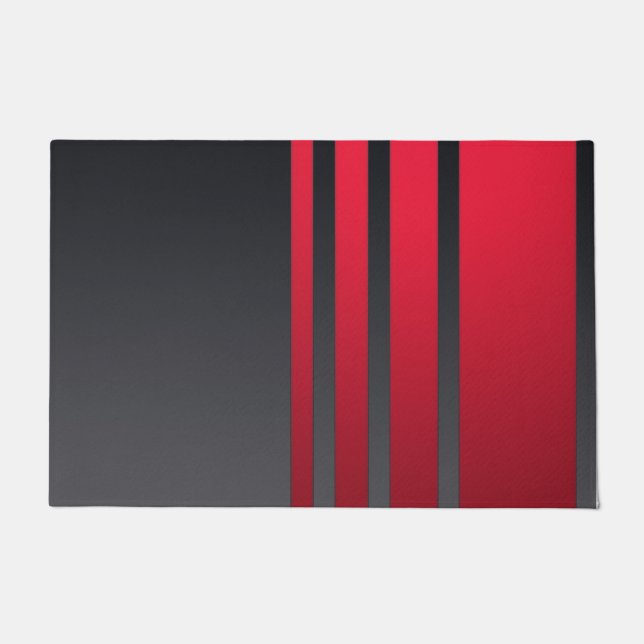 Elegant design, modern pattern, vertical stripes doormat (Front)