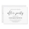 Elegant design wedding after party