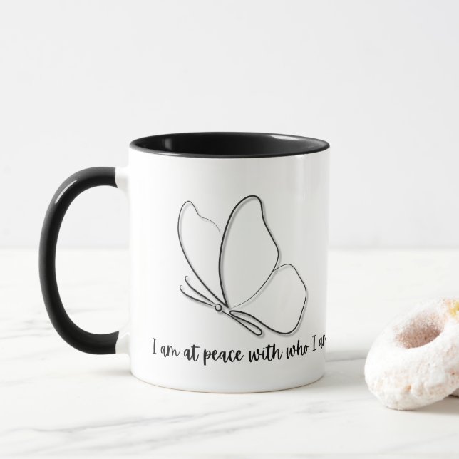 Elegant designed cushion Mug (With Donut)