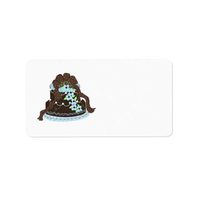 Elegant Designer Cake Label (Front)
