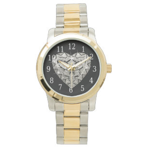 Elegant Designer Heart Watch