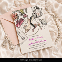 Elegant Designer High Heel Brunch Birthday