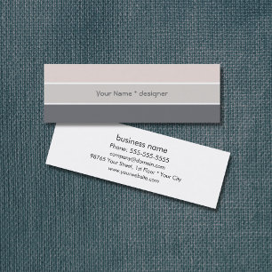 Elegant Designer Skinny Business Card Template