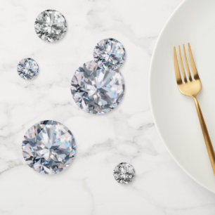 Elegant Diamond Gemstone Table Confetti