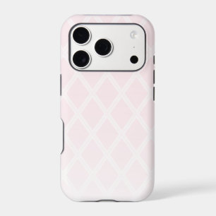Elegant Diamond Pattern in Pastel Pink Ombre