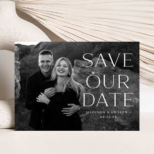 Elegant Diamond Ring Overlay Photo Save The Date
