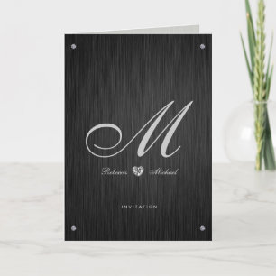 Elegant Diamond Themed Wedding Invitations