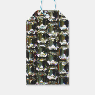 Elegant diamonds gemstones jewellery gift tags