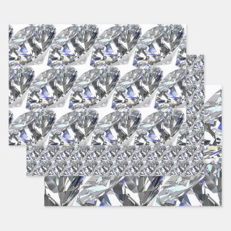 Elegant Diamonds Wrapping Paper Sheet