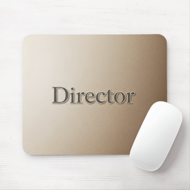 Elegant Director Title Textured Sandstone Executiv Mouse Pad (With Mouse)