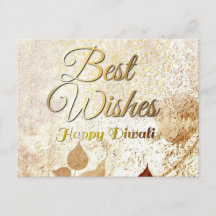 Elegant Diwali Postcard | Festival of Lights