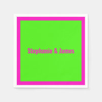 Elegant DIY Colours Shocking Pink Lime Green