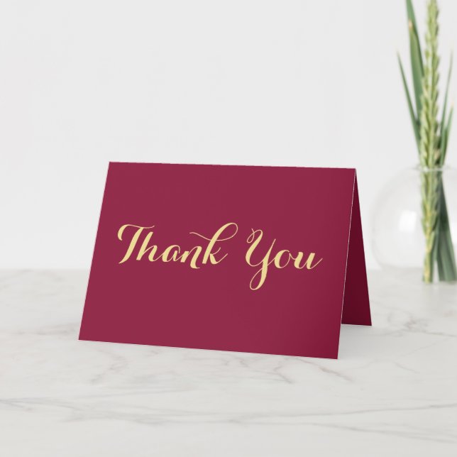 Elegant Doctor Nurse Medical Hospital Healthcare Thank You Card (Front)