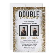 Elegant Double Celebration Graduation Party photos