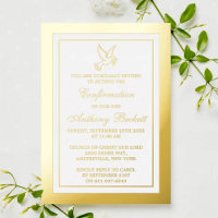 Elegant Dove Holy Communion Or Confirmation Real