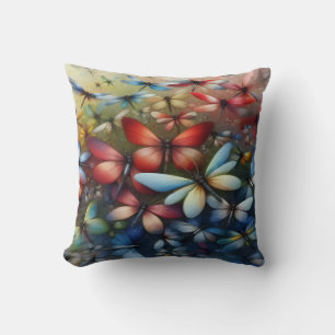 Elegant Dragonflies Cushion